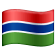 Gambia Flag on Samsung One UI