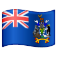 South Georgia & South Sandwich Islands Flag on Samsung One UI