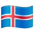 Iceland Flag on Samsung One UI