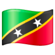 St. Kitts & Nevis Flag on Samsung One UI