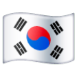 South Korea Flag on Samsung One UI