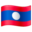 Laos Flag on Samsung One UI