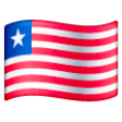 Liberia Flag on Samsung One UI