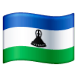 Lesotho Flag on Samsung One UI