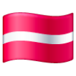 Latvia Flag on Samsung One UI