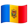 Moldova Flag on Samsung One UI