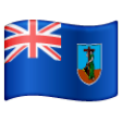Montserrat Flag on Samsung One UI