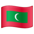 Maldives Flag on Samsung One UI