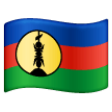 New Caledonia Flag on Samsung One UI