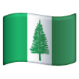 Norfolk Island Flag on Samsung One UI