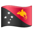 Papua New Guinea Flag on Samsung One UI