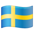Sweden Flag on Samsung One UI