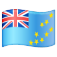 Tuvalu Flag on Samsung One UI