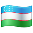 Uzbekistan Flag on Samsung One UI