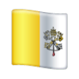 Vatican City Flag on Samsung One UI