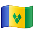 St. Vincent & Grenadines Flag on Samsung One UI