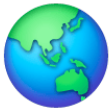 Earth Globe Asia-australia on Samsung One UI