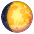 Waxing Gibbous Moon Symbol on Samsung One UI