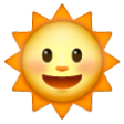 Sun With Face on Samsung One UI