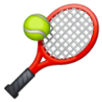 Tennis Racquet And Ball on Samsung One UI