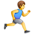 Man Running Facing Right on Samsung One UI