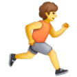 Person Running Facing Right on Samsung One UI