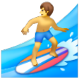 Man Surfing on Samsung One UI