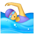 Woman Swimming on Samsung One UI