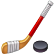 Ice Hockey Stick And Puck on Samsung One UI