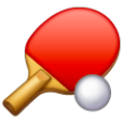 Table Tennis Paddle And Ball on Samsung One UI