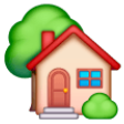 House With Garden on Samsung One UI