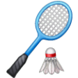 Badminton Racquet And Shuttlecock on Samsung One UI