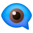 Eye In Speech Bubble on Samsung One UI