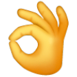 Ok Hand Sign on Samsung One UI