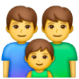 Family: Man, Man, Boy on Samsung One UI