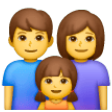Family: Man, Woman, Girl on Samsung One UI