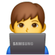 Man Technologist on Samsung One UI