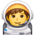 Man Astronaut on Samsung One UI
