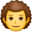Man: Curly Hair on Samsung One UI