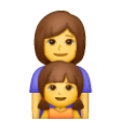 Family: Woman, Girl on Samsung One UI