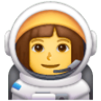 Woman Astronaut on Samsung One UI