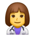 Woman Health Worker on Samsung One UI