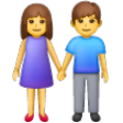 Man And Woman Holding Hands on Samsung One UI