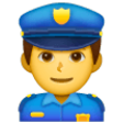 Man Police Officer on Samsung One UI