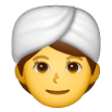 Woman Wearing Turban on Samsung One UI