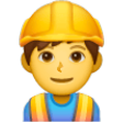 Man Construction Worker on Samsung One UI