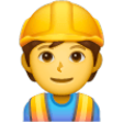 Construction Worker on Samsung One UI