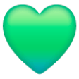 Green Heart on Samsung One UI
