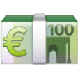 Banknote With Euro Sign on Samsung One UI