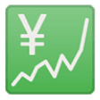 Chart With Upwards Trend And Yen Sign on Samsung One UI